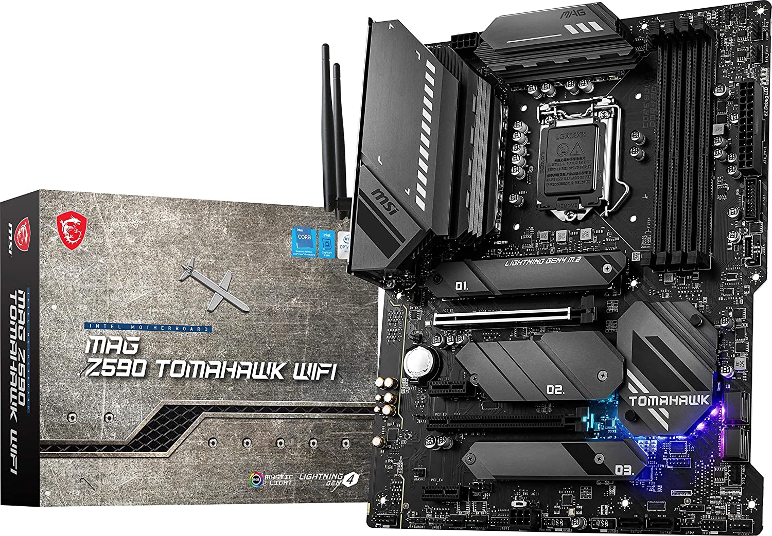 Buy MSI MAG Z590 TOMAHAWK WIFI LGA 1200 Intel Z590 SATA 6Gb